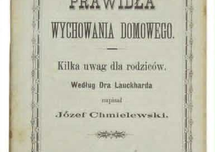 O wychowaniu 150. lat temu, aktualne?