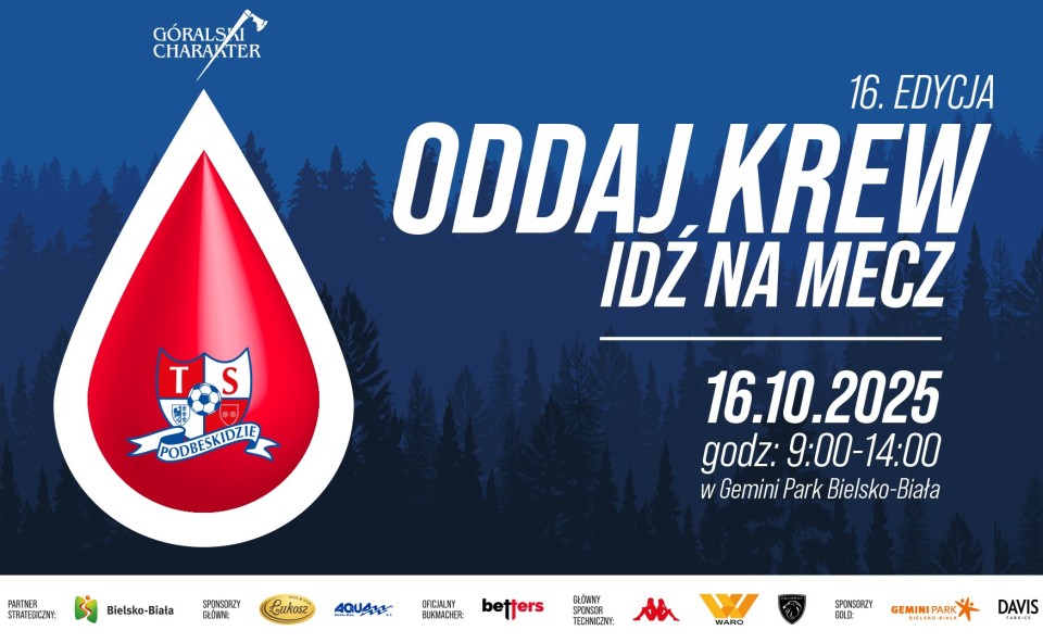 Oddaj krew za voucher na mecz