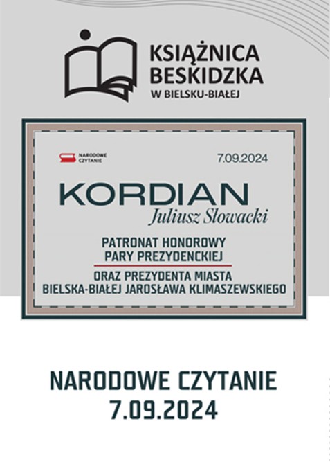 Trzynaste Narodowe Czytanie: tym razem Kordian