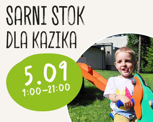 Kazik potrzebuje pomocy. W sobotę Sarny Stok zamieni się w centrum dobroczynności