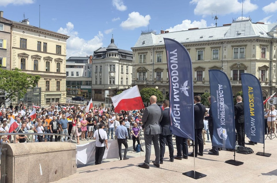 Protestowali przeciw imigrantom