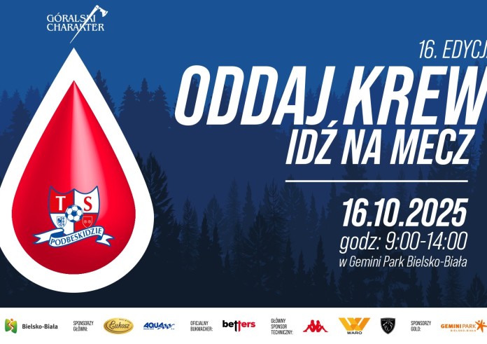 Oddaj krew za voucher na mecz