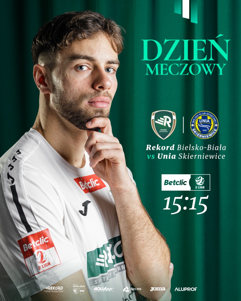 Rekord Bielsko Biała gra dzisiaj z liderem ze Skierniewic