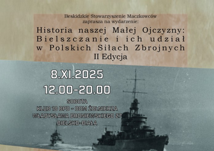 8. listopada w Domu Żołnierza odbędzie się bardzo interesujące spotkanie z historią