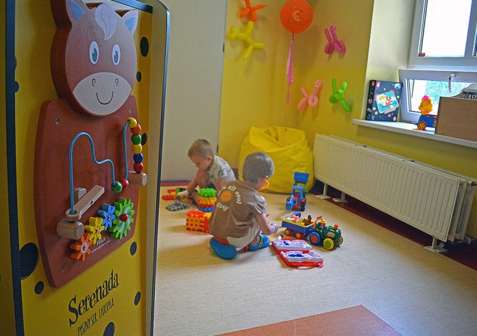 Serenadowy kącik zabaw w Szpitalu Pediatrycznym
