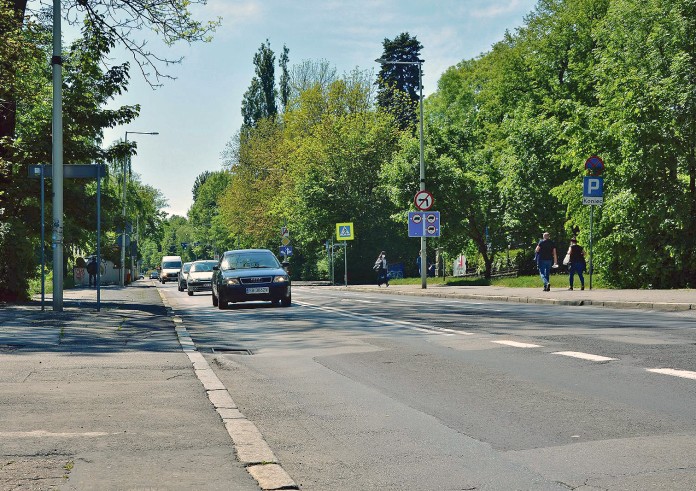 Pięć rond, ścieżka rowerowa i wycinka drzew