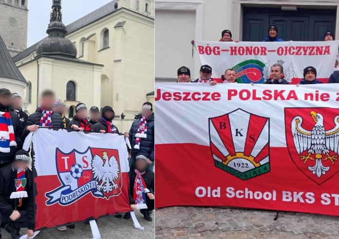 Kibice z Bielska-Białej na patriotycznej pielgrzymce na Jasną Górę [ZDJĘCIA]