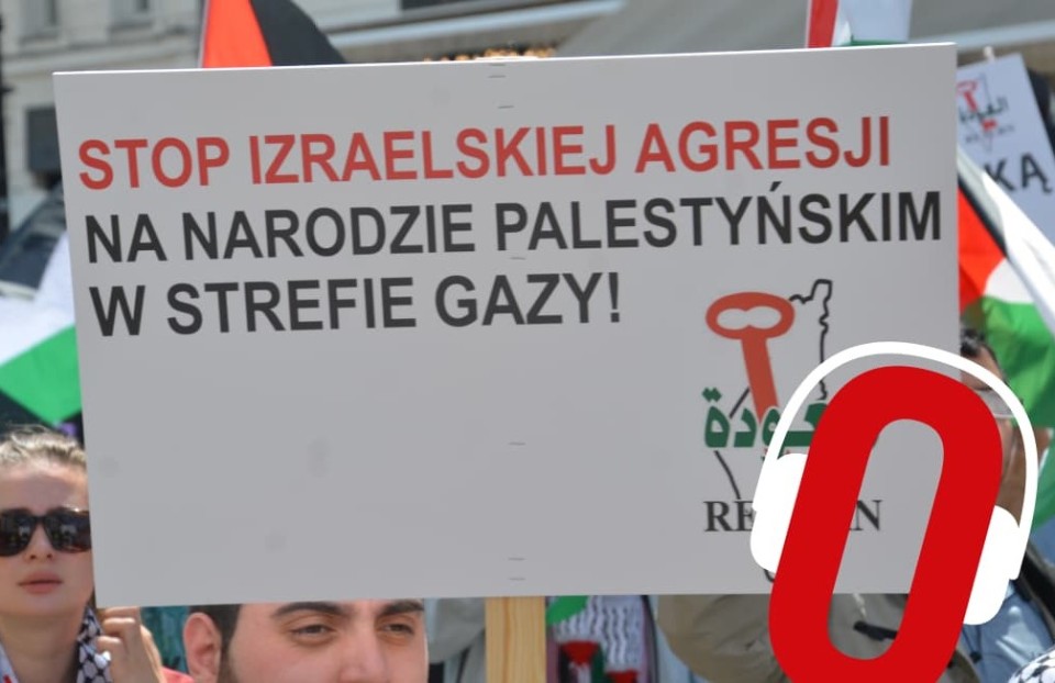 Solidarność z Palestyną – akcja w Bielsku-Białej
